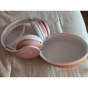 ZIHNIC Bluetooth Headphones Over-Ear, Foldable Wireless and Wired Stereo rose